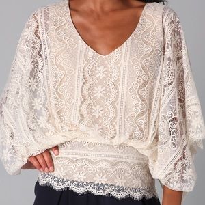 Beyond Vintage lace top